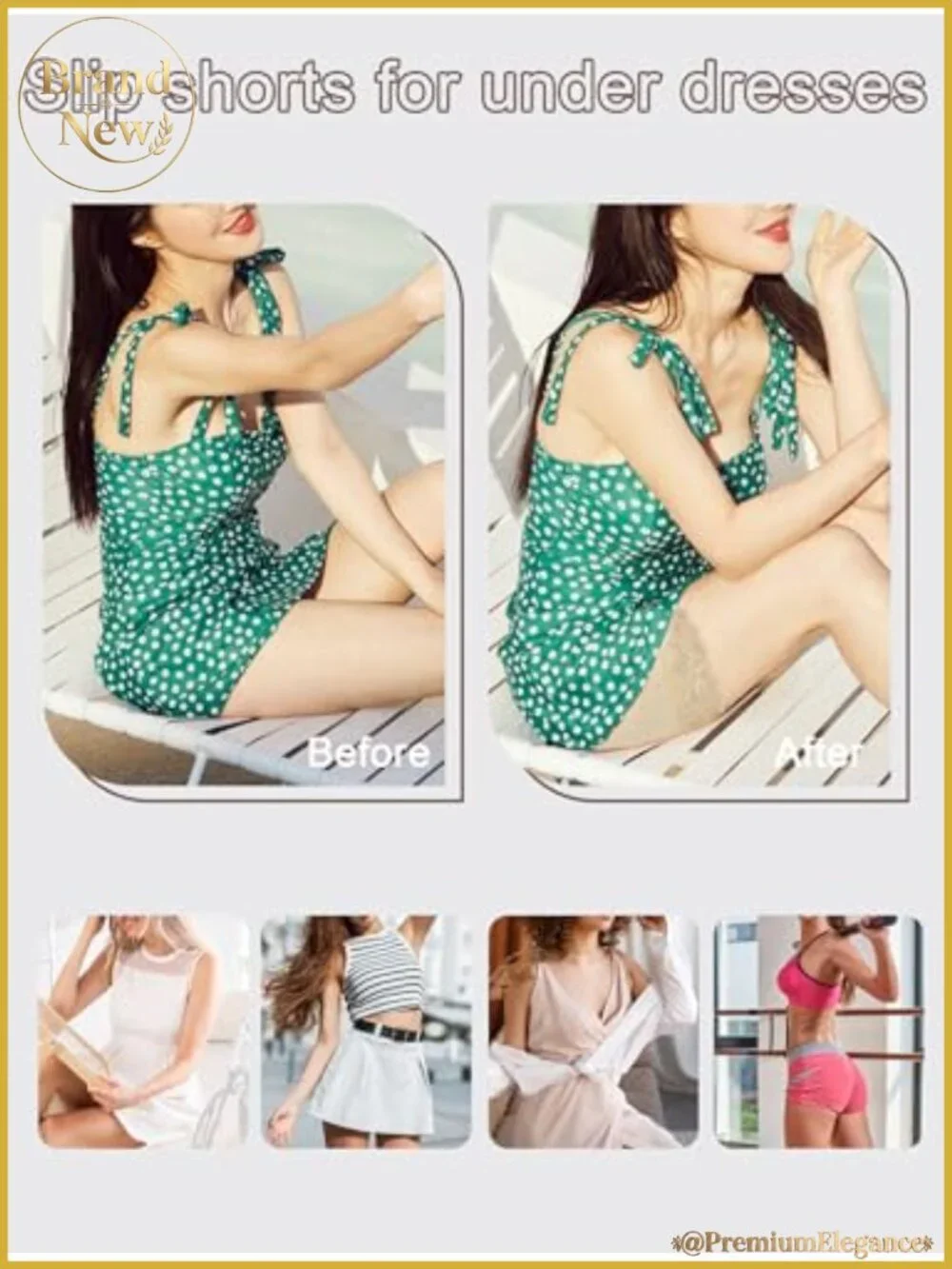 Women's Seamless Slip Shorts Boyshorts Anti-Chafing Lace Trim Cooling Underwear